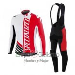 Specialized Ropa Ciclismo Culotte Largo 2016 Hombre Mangas Largas Ml Rojo Negro