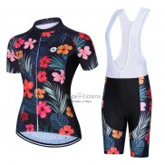 Steep Ropa Ciclismo Culotte Corto 2023 Mujer Mangas Cortas Rosa Negro