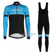 Trek Ropa Ciclismo Culotte Largo 2020 Mangas Largas Negro Azul