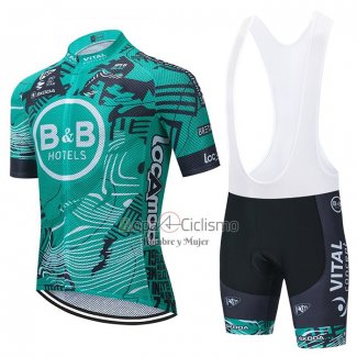 Vital Concept-bb Hotels Ropa Ciclismo Culotte Largo 2021 Hombre Mangas Largas Verde