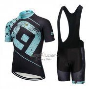 Ale Ropa Ciclismo Culotte Corto 2018 Mujer Mangas Cortas Negro y Azul