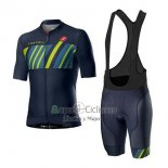 Castelli Ropa Ciclismo Culotte Corto 2020 Hombre Mangas Cortas Negro Verde