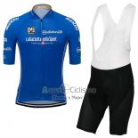 Giro d'Italia Ropa Ciclismo Culotte Corto 2017 Hombre Mangas Cortas Azul