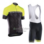 Northwave Ropa Ciclismo Culotte Corto 2017 Hombre Mangas Cortas Verde y Negro