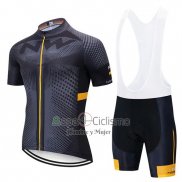 Northwave Ropa Ciclismo Culotte Corto 2020 Hombre Mangas Cortas Gris Negro AMarillo