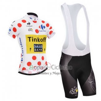 Saxobank Lider Ropa Ciclismo Culotte Corto 2014 Hombre Mangas Cortas Blanco y Rojo