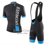 Specialized Ropa Ciclismo Culotte Corto 2016 Hombre Mangas Cortas Negro Blanco Azul