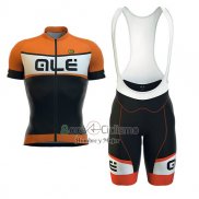 Ale Formula 1.0 Sprinter Ropa Ciclismo Culotte Corto 2017 Hombre Mangas Cortas Naranja y Negro