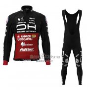 Androni Giocattoli Ropa Ciclismo Culotte Largo 2022 Hombre Mangas Largas Negro Rojo