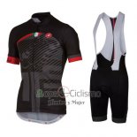 Castelli Ropa Ciclismo Culotte Corto 2016 Hombre Mangas Cortas Rojo Negro