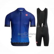 Castelli Ropa Ciclismo Culotte Corto 2021 Hombre Mangas Cortas Brillante Azul