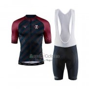 Craft Ropa Ciclismo Culotte Corto 2020 Hombre Mangas Cortas APagado Azul Rojo