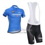 Giro d'Italia Ropa Ciclismo Culotte Corto 2014 Hombre Mangas Cortas Azul