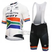 Micheliton Scott Ropa Ciclismo Culotte Corto 2018 Hombre Mangas Cortas Blanco