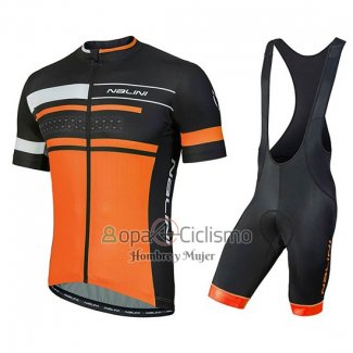 Nalini Fatica Ropa Ciclismo Culotte Corto 2018 Men Mangas Cortas Naranja