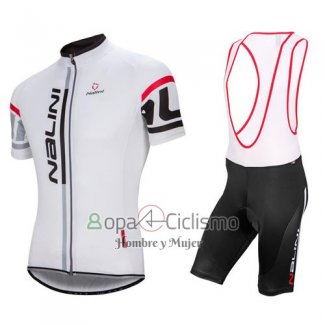 Nalini Ropa Ciclismo Culotte Corto 2016 Men Mangas Cortas Blanco