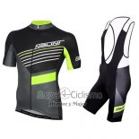 Nalini Ropa Ciclismo Culotte Corto 2016 Men Mangas Cortas Negro y Verde