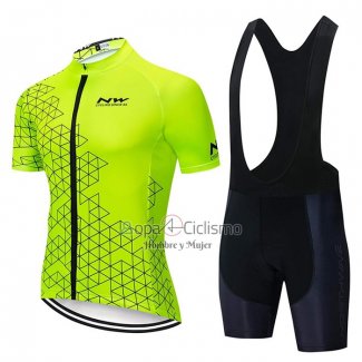 Northwave Ropa Ciclismo Culotte Corto 2020 Hombre Mangas Cortas AMarillo