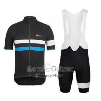 Rapha Ropa Ciclismo Culotte Corto 2015 Hombre Mangas Cortas Negro y Azul