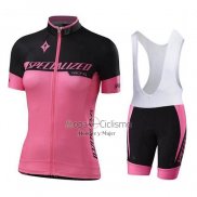 Specialized Ropa Ciclismo Culotte Corto 2020 Mujer Mangas Cortas Negro Rosa