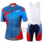 Sportful Ropa Ciclismo Culotte Corto 2017 Hombre Mangas Cortas Azul