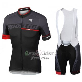 Sportful Sc Ropa Ciclismo Culotte Corto 2017 Hombre Mangas Cortas Negro