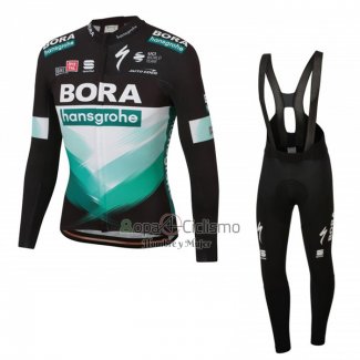 Bora-hansgrone Ropa Ciclismo Culotte Largo 2020 Mangas Largas Negro Verde(1)