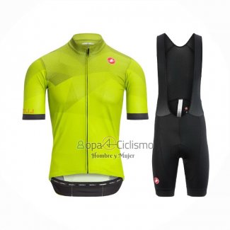 Castelli Ropa Ciclismo Culotte Corto 2021 Hombre Mangas Cortas Brillante AMarillo