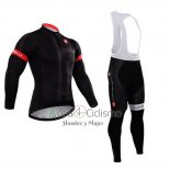 Castelli Ropa Ciclismo Culotte Largo 2015 Hombre Mangas Largas APagado Negro