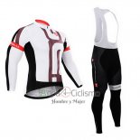 Castelli Ropa Ciclismo Culotte Largo 2015 Hombre Mangas Largas Blanco Fucsia