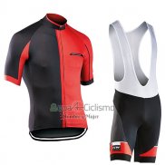 Northwave Blade Ropa Ciclismo Culotte Corto 2017 Hombre Mangas Cortas Negro y Rojo