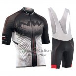 Northwave Ropa Ciclismo Culotte Corto 2018 Hombre Mangas Cortas Negro y Blanco