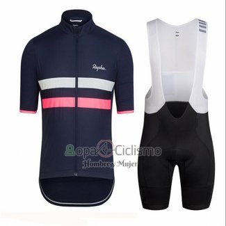 Rapha Ropa Ciclismo Culotte Corto 2018 Hombre Mangas Cortas Ralph Azul Profundo y Rosa