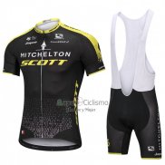 Scott Ropa Ciclismo Culotte Corto 2018 Mangas Cortas Negro