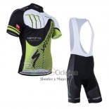 Specialized Ropa Ciclismo Culotte Corto 2014 Hombre Mangas Cortas Negro y Verde