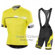 Specialized Ropa Ciclismo Culotte Corto 2015 Hombre Mangas Cortas Brillante AMarillo