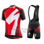 Specialized Ropa Ciclismo Culotte Corto 2016 Hombre Mangas Cortas Rojo y Negro