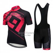 Ale Ropa Ciclismo Culotte Corto 2018 Mujer Mangas Cortas Negro y Rosa