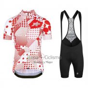 Assos Erlkoenig Ropa Ciclismo Culotte Corto 2020 Hombre Mangas Cortas Rojo Blanco