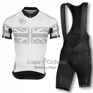 Assos Ropa Ciclismo Culotte Corto 2016 Hombre Mangas Cortas AMarillo y Blanco