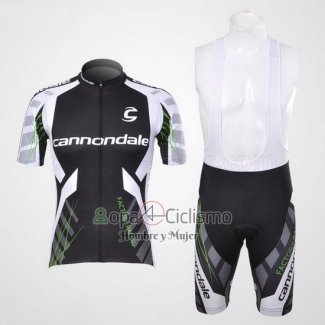 Cannondale Ropa Ciclismo Culotte Corto 2012 Hombre Mangas Cortas Negro y Blanco