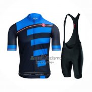 Castelli Ropa Ciclismo Culotte Corto 2021 Hombre Mangas Cortas Azul Negro