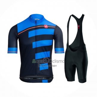 Castelli Ropa Ciclismo Culotte Corto 2021 Hombre Mangas Cortas Azul Negro