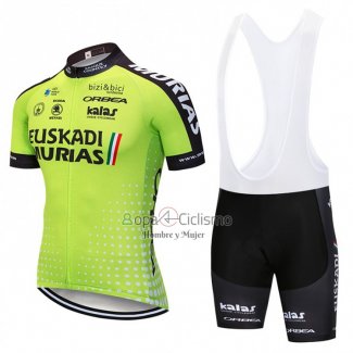 Euskadi Murias Ropa Ciclismo Culotte Corto 2018 Hombre Mangas Cortas Verde