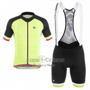 Giordana Ropa Ciclismo Culotte Corto 2017 Hombre Mangas Cortas AMarillo