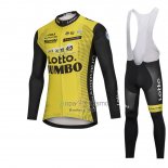 Lotto NL Jumbo Ropa Ciclismo Culotte Largo 2018 Mangas Largas AMarillo