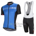 Nalini Ropa Ciclismo Culotte Corto 2016 Men Mangas Cortas Azul y Negro