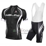 Nalini Ropa Ciclismo Culotte Corto 2018 Men Mangas Cortas Negro y Blanco