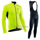 Northwave Ropa Ciclismo Culotte Largo 2019 Hombre Mangas Largas Verde