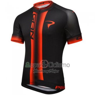 Pinarello Ropa Ciclismo Culotte Corto 2016 Hombre Mangas Cortas Rojo Negro